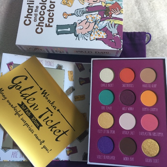 Storybook Cosmetics Charlie & Chocolate Factory Eyeshadow Palette BNIB